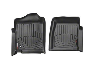 Weathertech DigitalFit Front Floor Liners; Black (99-06 Silverado 1500 w/o Floor Shifter)