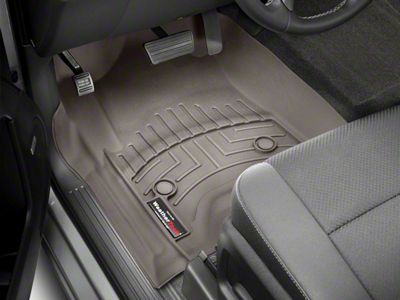 Weathertech DigitalFit Front Floor Liners; Cocoa (14-18 Sierra 1500 Double Cab, Crew Cab)