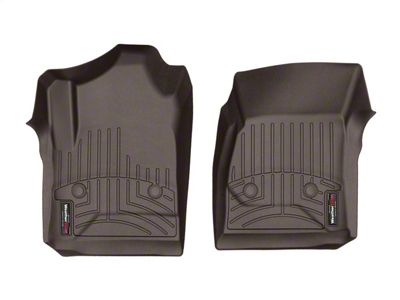 Weathertech DigitalFit Front Floor Liners; Cocoa (14-18 Silverado 1500 Regular Cab)