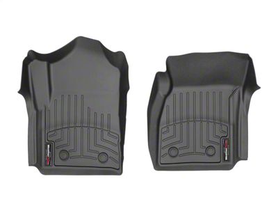 Weathertech DigitalFit Front Over the Hump Floor Liner; Black (14-18 Sierra 1500 Regular Cab)