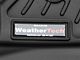 Weathertech DigitalFit Front Over the Hump Floor Liner for Vinyl Floors; Black (14-18 Silverado 1500 Double Cab, Crew Cab)