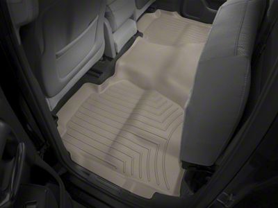 Weathertech DigitalFit Front Floor Liners; Tan (14-18 Sierra 1500 Double Cab, Crew Cab)