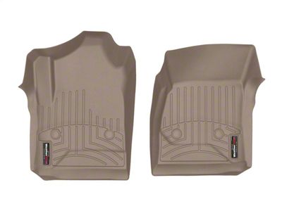 Weathertech DigitalFit Front Floor Liners; Tan (14-18 Silverado 1500 Regular Cab)