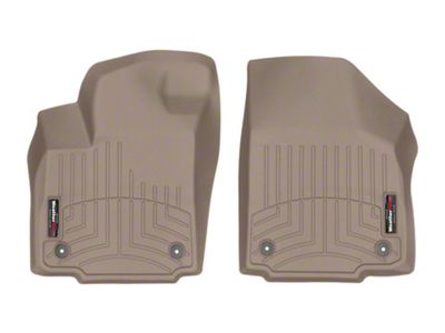 Weathertech DigitalFit Front Floor Liners; Tan (19-24 RAM 1500 Crew Cab)