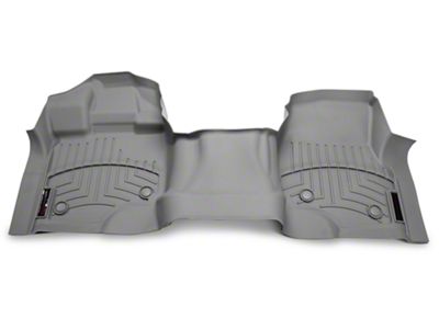 Weathertech DigitalFit Front Over the Hump Floor Liner; Gray (15-25 F-150)