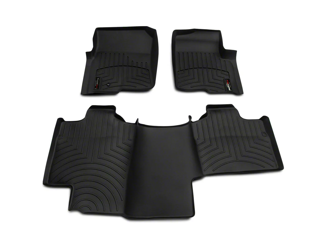 Weathertech F150 DigitalFit Front & Rear Floor Liners Black 440051