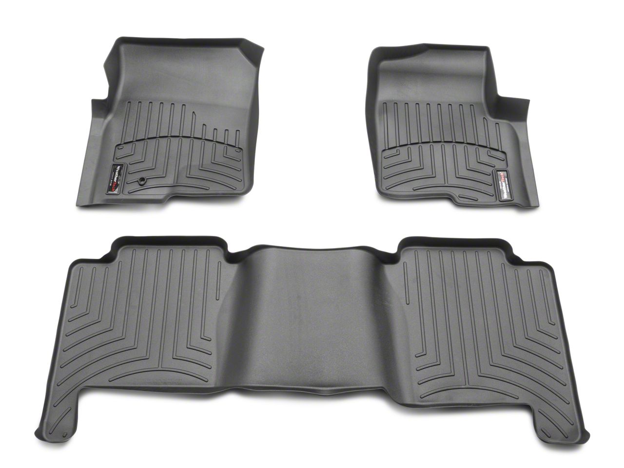 Weathertech F150 DigitalFit Front & Rear Floor Liners Black 440051