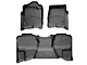 Weathertech DigitalFit Front and Rear Floor Liners; Black (07-13 Sierra 1500 Extended Cab, Crew Cab, Excluding Hybrid)