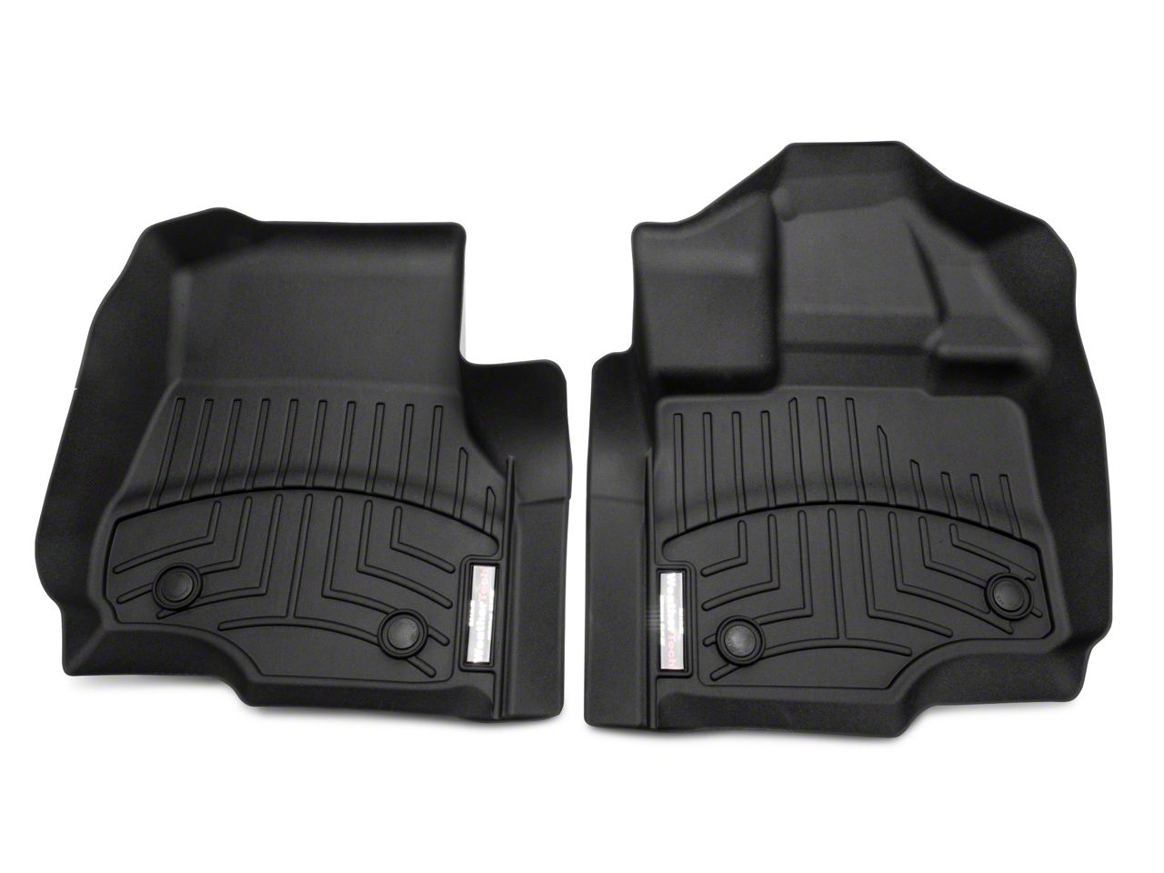 Weathertech F150 DigitalFit Front and Rear Floor Liners; Black T541237