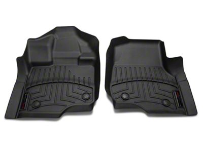 Weathertech DigitalFit Front and Rear Floor Liners; Black (15-24 F-150 SuperCrew)