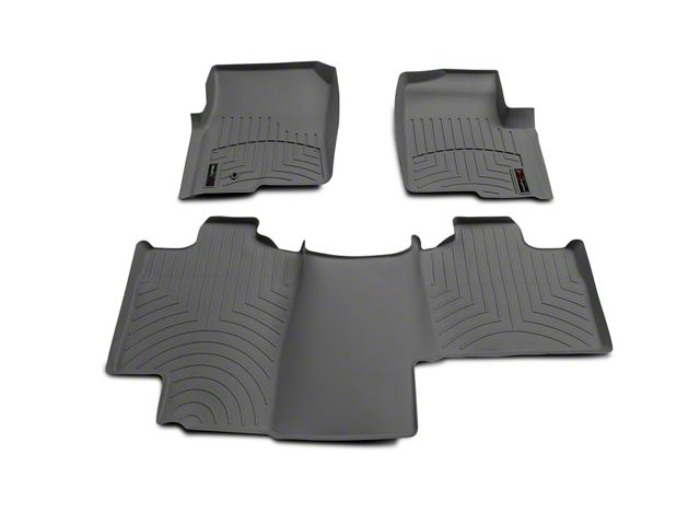 Weathertech DigitalFit Front and Rear Floor Liners; Gray (04-08 F-150 SuperCab)