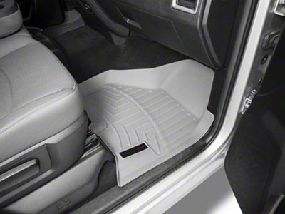 Weathertech DigitalFit Front and Rear Floor Liners; Gray (09-18 RAM 1500 Crew Cab)