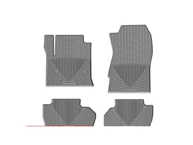 Weathertech DigitalFit Front and Rear Floor Liners; Gray (14-18 Sierra 1500 Double Cab)