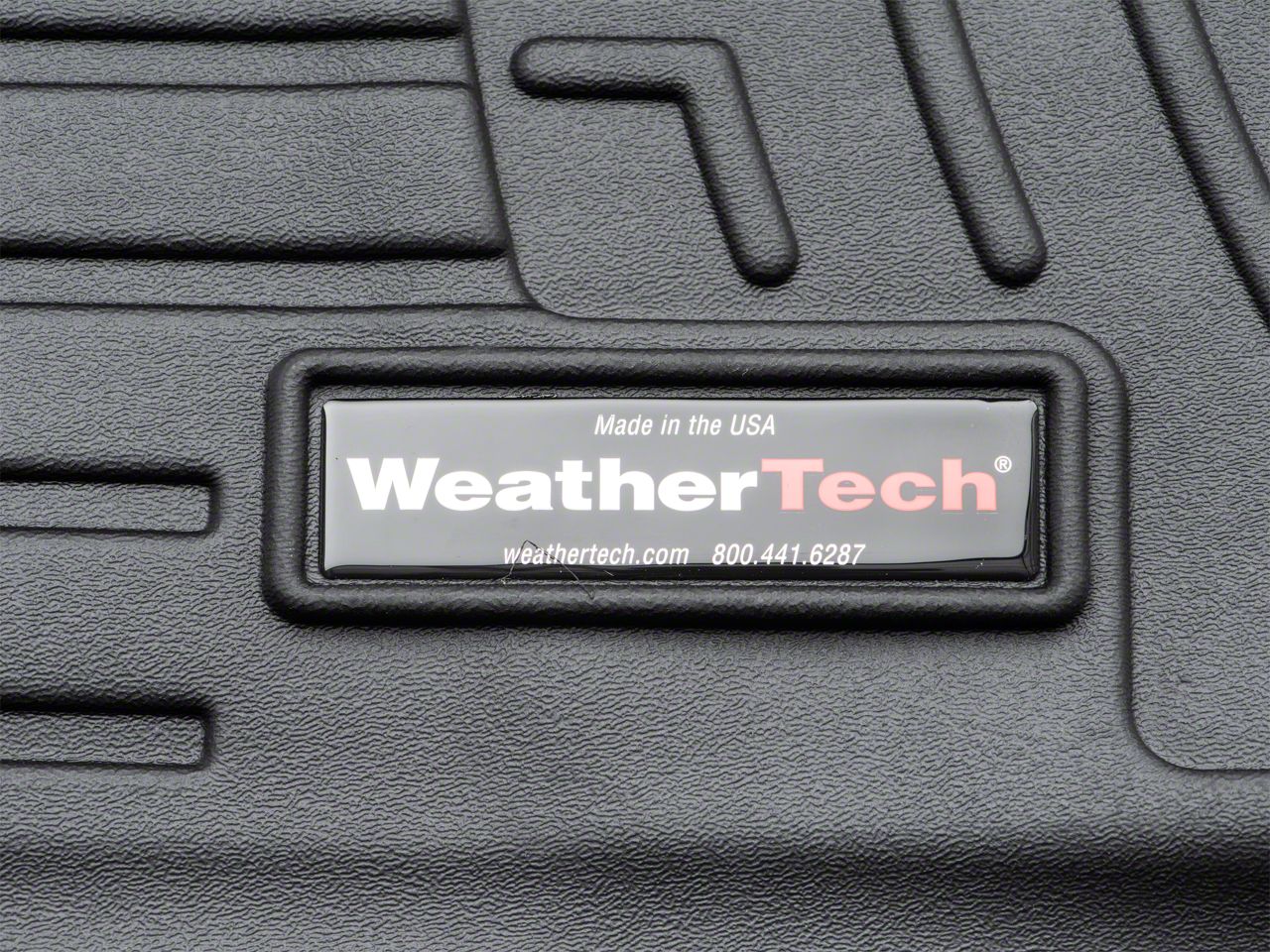 Weathertech RAM DigitalFit Front & Rear Floor Liners Over The Hump