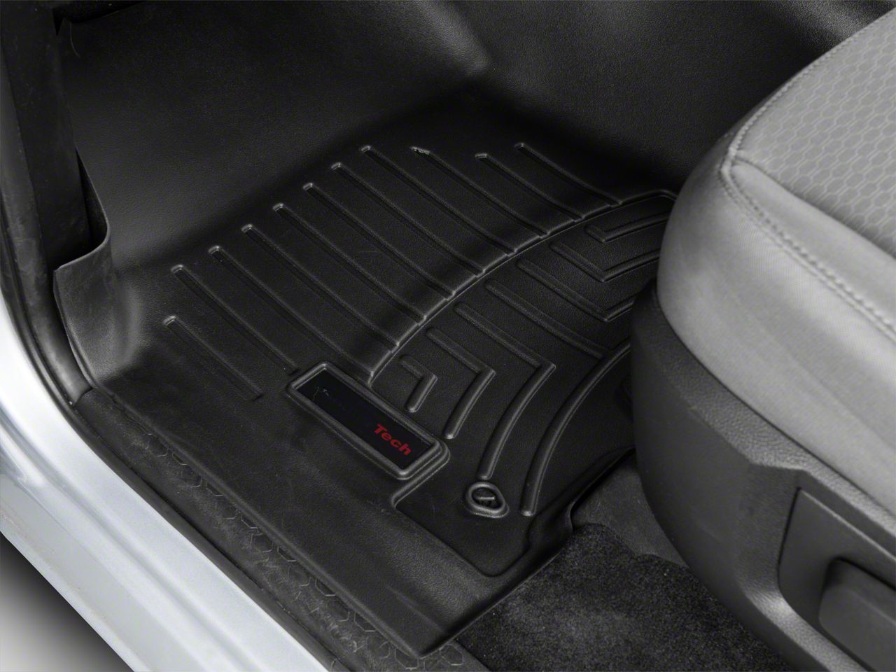 Weathertech RAM DigitalFit Front & Rear Floor Liners Over The Hump