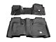 Weathertech DigitalFit Front Over the Hump and Rear Floor Liners for Vinyl Floors; Black (14-18 Silverado 1500 Crew Cab)