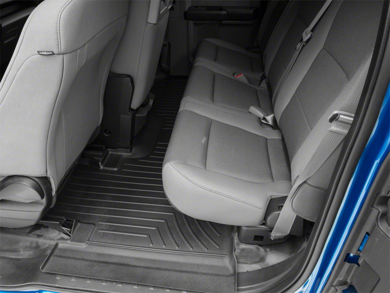 Weathertech F150 DigitalFit Front Over the Hump and Rear Floor Liners