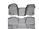 Weathertech DigitalFit Front Over the Hump and Rear Floor Liners; Gray (07-13 Silverado 1500 Extended Cab)