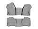 Weathertech DigitalFit Front Over the Hump and Rear Floor Liners; Gray (14-18 Sierra 1500 Crew Cab)