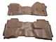 Weathertech DigitalFit Front Over the Hump and Rear Floor Liners; Tan (14-18 Silverado 1500 Double Cab)