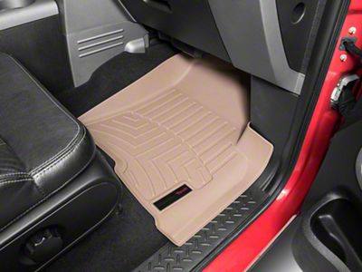 Weathertech DigitalFit Front and Rear Floor Liners; Tan (04-08 F-150 SuperCab)