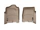 Weathertech DigitalFit Front and Rear Floor Liners; Tan (07-13 Sierra 1500 Extended Cab)
