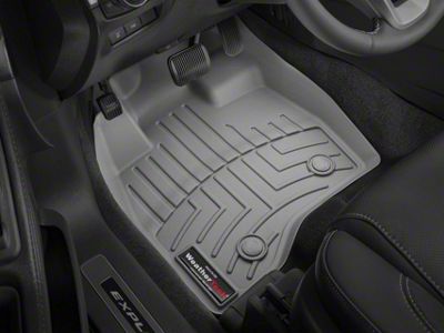 Weathertech DigitalFit Front Over the Hump and Rear Floor Liners; Cocoa (14-18 Sierra 1500 Double Cab)