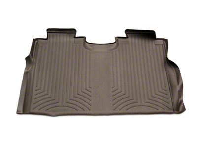 Weathertech DigitalFit Rear Floor Liner; Cocoa (15-24 F-150 SuperCab, SuperCrew)