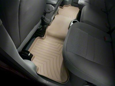 Weathertech DigitalFit Rear Floor Liner; Tan (02-08 RAM 1500 Quad Cab, Mega Cab)