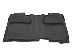 Weathertech DigitalFit Rear Floor Liner with Underseat Coverage; Black (14-18 Silverado 1500 Crew Cab)