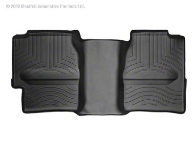 Weathertech DigitalFit Rear Floor Liner with Underseat Coverage; Black (99-06 Silverado 1500 Extended Cab)