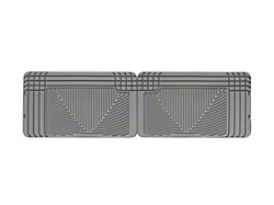 Weathertech All-Weather Rear Rubber Floor Mats; Gray (97-08 F-150 SuperCab, SuperCrew)