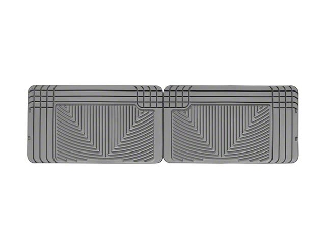 Weathertech All-Weather Rear Rubber Floor Mats; Gray (97-08 F-150 SuperCab, SuperCrew)