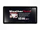 Weathertech ClearCover License Plate Frame; Black (Universal; Some Adaptation May Be Required)