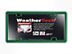 Weathertech ClearCover License Plate Frame; Green (Universal; Some Adaptation May Be Required)