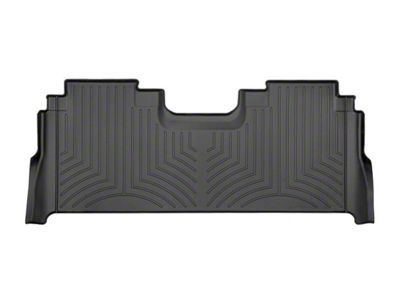 Weathertech DigitalFit Rear Floor Liner; Black (21-25 F-150 SuperCrew w/ Front Bucket Seats & Rear Underseat Storage)