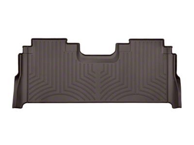 Weathertech DigitalFit Rear Floor Liner; Cocoa (21-25 F-150 SuperCrew w/ Front Bucket Seats & Rear Underseat Storage)
