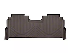 Weathertech DigitalFit Rear Floor Liner; Cocoa (21-24 F-150 SuperCrew w/ Front Bucket Seats & Rear Underseat Storage)