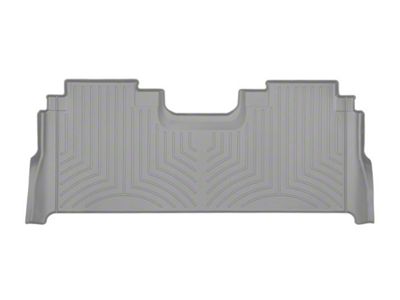 Weathertech DigitalFit Rear Floor Liner; Gray (21-25 F-150 SuperCrew w/ Front Bucket Seats & Rear Underseat Storage)
