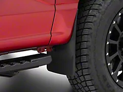 Weathertech No-Drill Mud Flaps; Front and Rear; Black (21-23 F-150, Excluding Raptor)