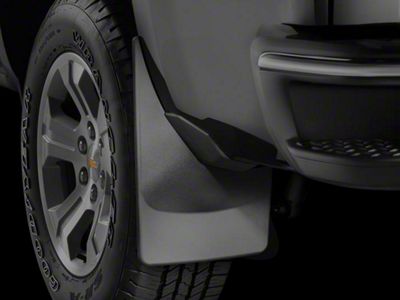 Weathertech No-Drill Mud Flaps; Front, Mid and Rear; Black (21-25 F-150 Raptor)