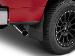 Weathertech No-Drill Mud Flaps; Rear; Black (21-24 F-150, Excluding Raptor)