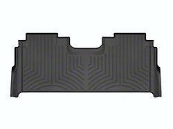Weathertech Rear Floor Liner HP; Black (21-24 F-150 SuperCrew w/ Front Bucket Seats & Rear Underseat Storage)