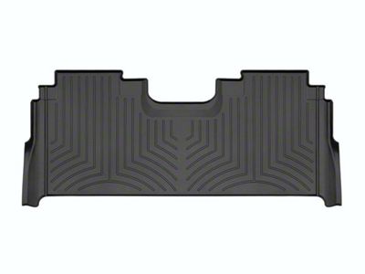 Weathertech Rear Floor Liner HP; Black (21-25 F-150 SuperCrew w/ Front Bucket Seats & Rear Underseat Storage)