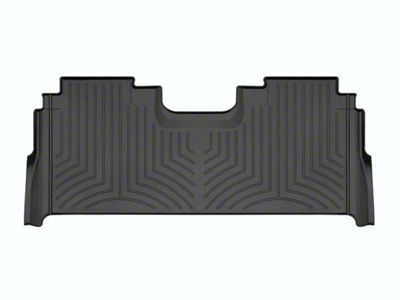 Weathertech Rear Floor Liner HP; Black (21-24 F-150 SuperCrew w/ Front Bucket Seats & Rear Underseat Storage)