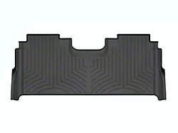 Weathertech Rear Floor Liner HP; Black (21-24 F-150 SuperCrew w/ Front Bucket Seats & Rear Underseat Storage)