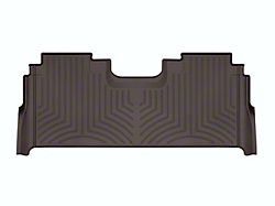 Weathertech Rear Floor Liner HP; Cocoa (21-24 F-150 SuperCrew w/ Front Bucket Seats & Rear Underseat Storage)