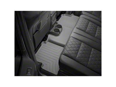 Weathertech Rear Floor Liner HP; Gray (15-20 F-150 SuperCrew w/ Front Bench Seat)