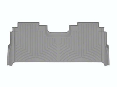 Weathertech Rear Floor Liner HP; Gray (21-25 F-150 SuperCrew w/ Front Bucket Seats & Rear Underseat Storage)
