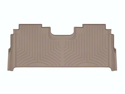 Weathertech Rear Floor Liner HP; Tan (21-24 F-150 SuperCrew w/ Front Bucket Seats & Rear Underseat Storage)